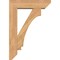 Ekena Millwork Imperial Slat Smooth Bracket w/ Offset Brace, Western Red Cedar, 7 1/2"W x 28"D x 40"H BKT0806X28X40IMP06SWR - alternate 4